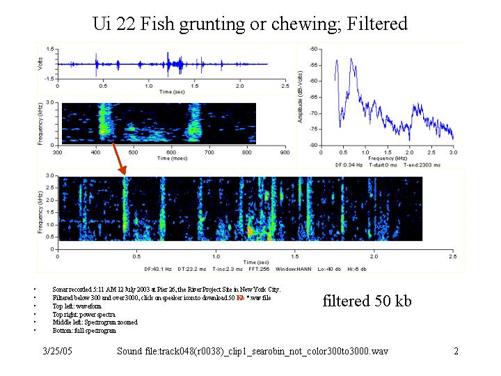 Filtered grunting?